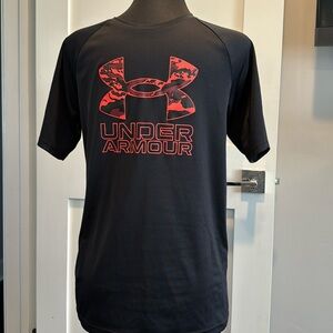 Under Armour Boys' Tech Hybrid Printed Fill Short-Sleeve T-Shirt Youth X-Large